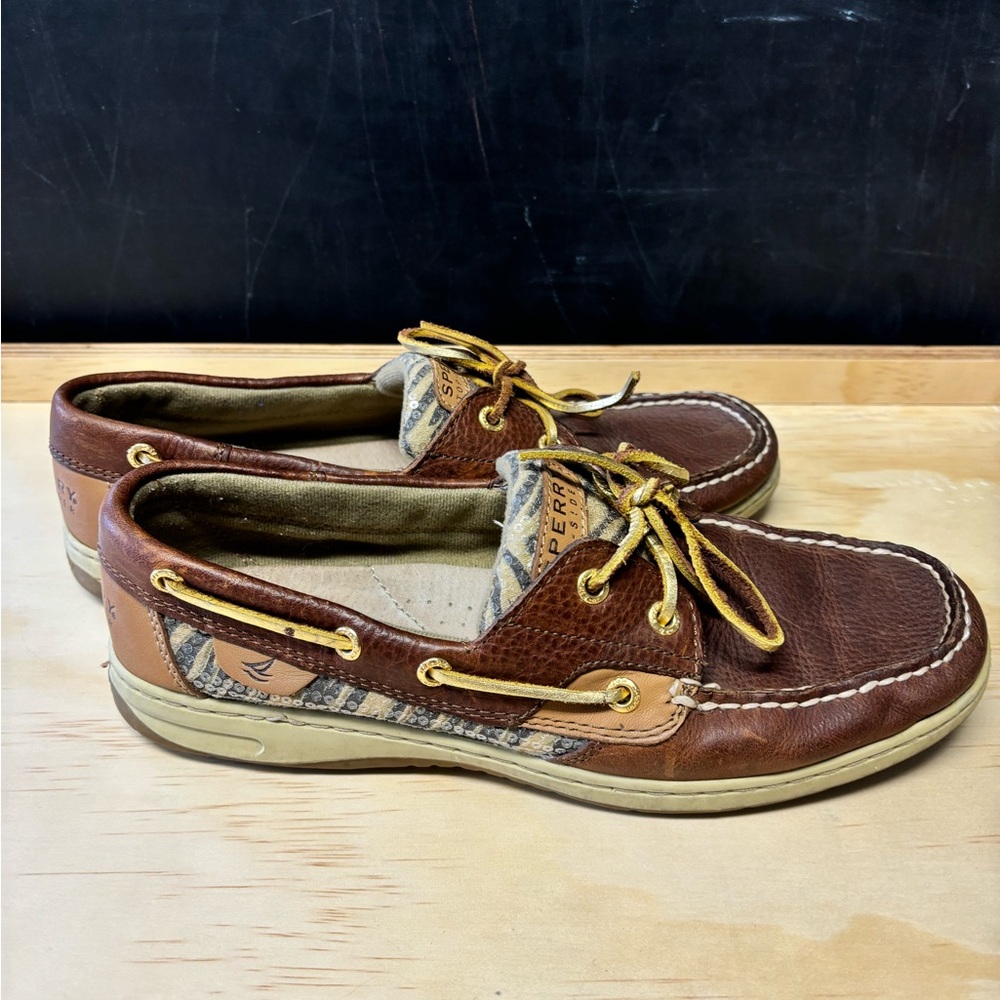 Sperry Top Sider Boatshoe Loafers Preppy Lake Summer Classic, 10 - Picture 2 of 6